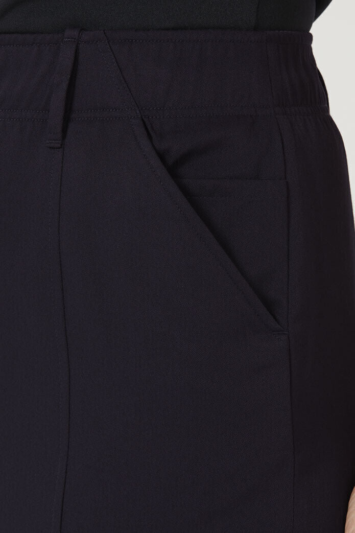 NNT Womens Poly Viscose Gaberdine Flex Waist Pleat Formal Workwear Skirt CAT2QB-Collins Clothing Co