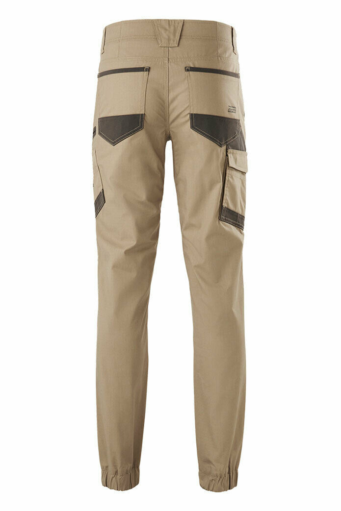 Hard Yakka Mens Raptor Cuff Pants Work Safety Tough Comfy Cargo Wear Y02717-Collins Clothing Co