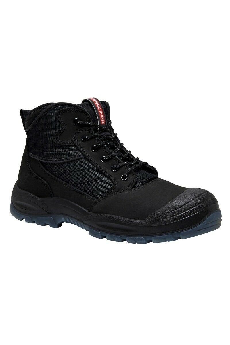 Hard Yakka Nite Vision Work Boots Comfy Leather Workwear Water Resistant Y60235-Collins Clothing Co