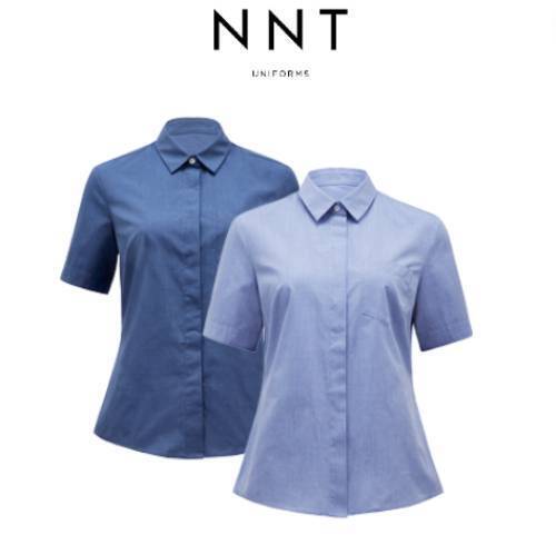 NNT Womens Short Sleeve Action Back Shirt Classic Fit Business Workwear CATU5R