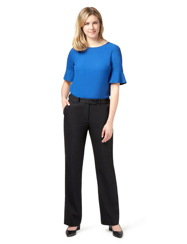 NNT Womens Formal Dobby Stretch Suiting Secret Waist Pant Business Pants CAT3NN-Collins Clothing Co