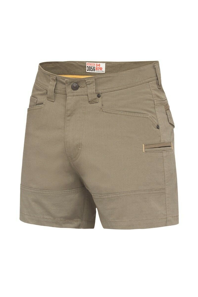 Hard Yakka 3056 Short Shorts Cotton Ripstop Tradie Utility Stretch Y05115-Collins Clothing Co