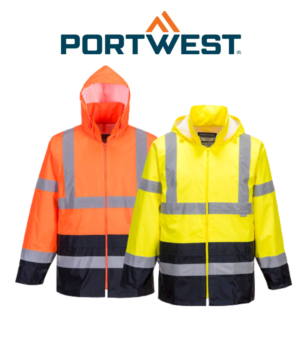 Mens hi 2025 vis rain jacket