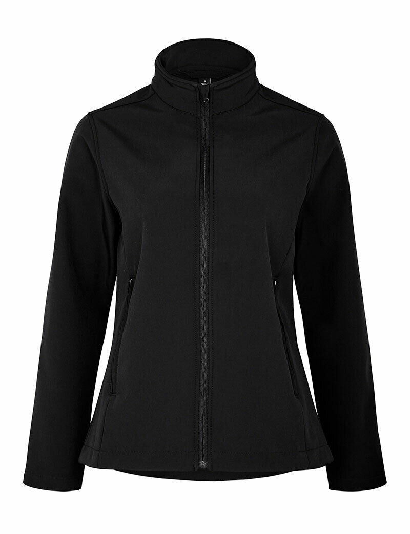 Womens NNT Warm Fleece Ladies Bonded Fleece Zip Jacket Black Navy CAT1ET-Collins Clothing Co