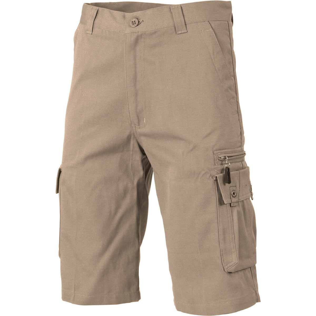 DNC Workwear Men Island Duck Weave Cargo Shorts Comfortable Tough Work 5433