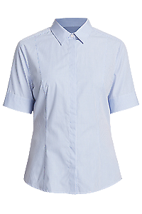 NNT Mens Gingham S/S Shirt Slimline Collar Concealed Placket Button Shirt CATU7B
