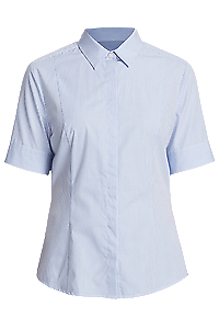 NNT Mens Gingham S/S Shirt Slimline Collar Concealed Placket Button Shirt CATU7B-Collins Clothing Co