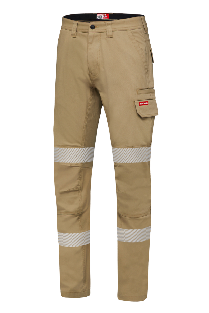 Hard Yakka Canvas Cargo Pant Tough Double Layer Knees Reflective Stretch Y02855-Collins Clothing Co
