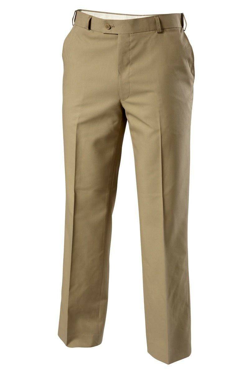 Mens Hard Yakka Foundations Trousers Press Pants Plain Adjustable Work Y02594-Collins Clothing Co