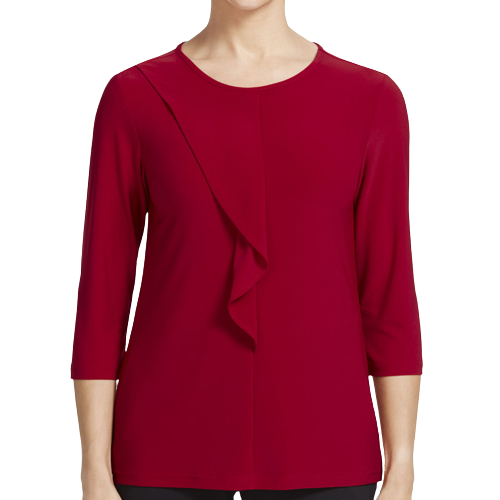 Womens NNT Blouse Soft Jersey 3/4 Round Neck T-Top Ladies Corporate Top CATU9Q-Collins Clothing Co