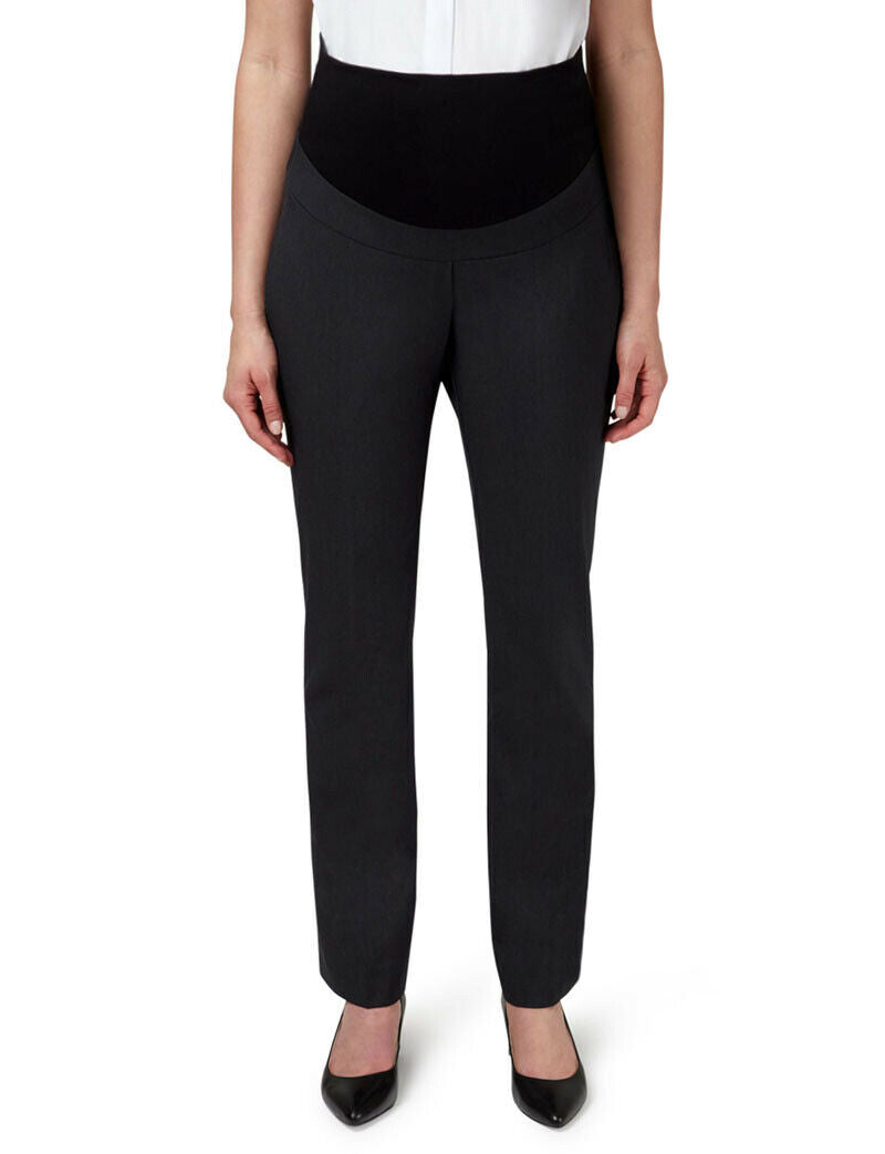 NNT Womens Formal Stretch Maternity Pants Flexible Twill Straight Pant CAT3J0-Collins Clothing Co