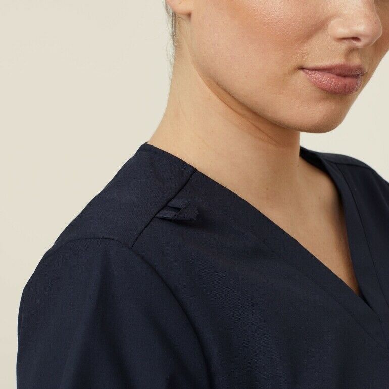 NNT Uniforms Womens Mayo Scrub Top Durable Nurse Poly Cotton Chest Pocket CATUMN-Collins Clothing Co