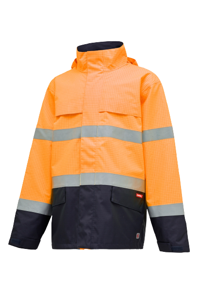 Hard Yakka Mens Antistatic Water Resistant Jacket Thermal Work Safety Y06730-Collins Clothing Co