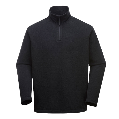 Portwest Mens Staffa Microfleece Pullover Jumper 1/4 Zip Warm Long Sleeve F180-Collins Clothing Co