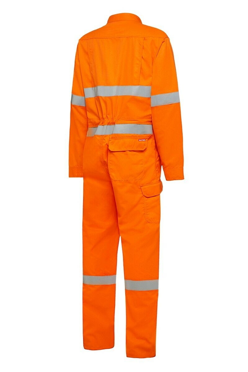 Hard Yakka Safety SheildTec Fire Resistant Coverall Overall Taped Hi-Vis Y00080-Collins Clothing Co