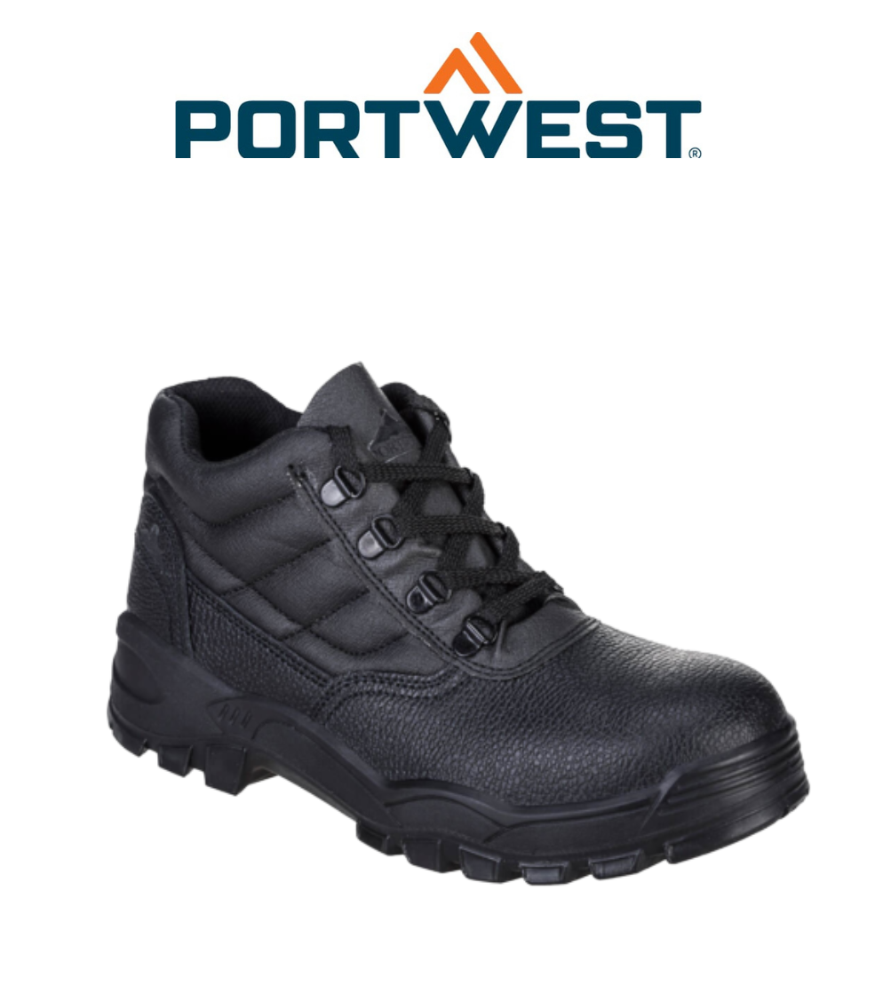 Portwest Mens Steelite Protector Boots S1P Work Safety Protective Toecap FW10