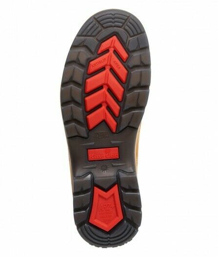 KingGee Mens Tradie Elastic Pull Up Work Boots Memory Foam Steel Toe Cap K25200-Collins Clothing Co