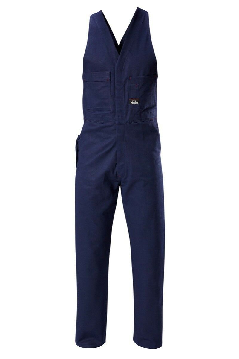 Hard Yakka Foundations Action Back Phone Pocket Tradesman Overall Y01555-Collins Clothing Co