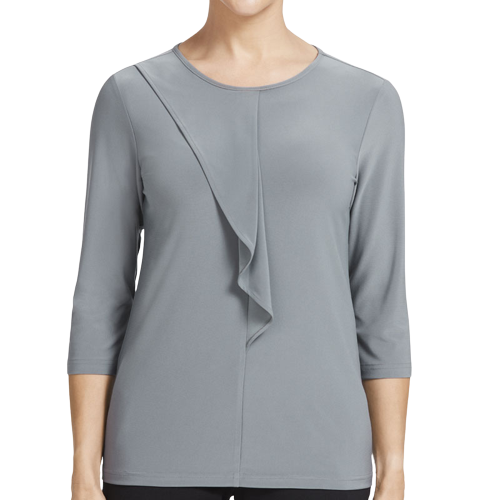 Womens NNT Blouse Soft Jersey 3/4 Round Neck T-Top Ladies Corporate Top CATU9Q-Collins Clothing Co