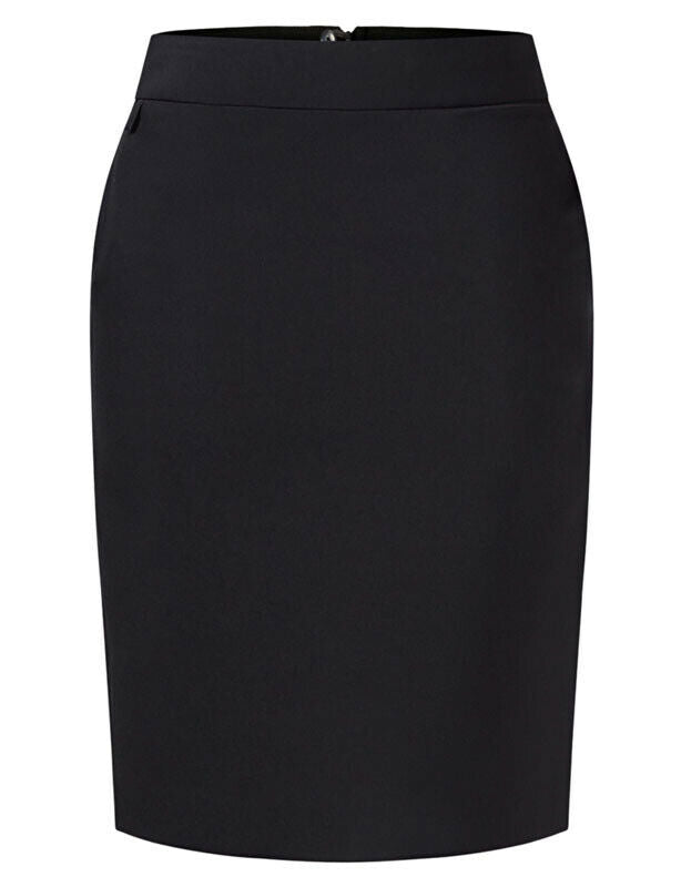 NNT Womens Business Helix Dry Poly Pencil Skirt Detail Invisible Zip CAT2NH-Collins Clothing Co