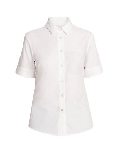 NNT Womens Short Sleeve Shirt Classic Fit Collared Business Shirt CATU8H