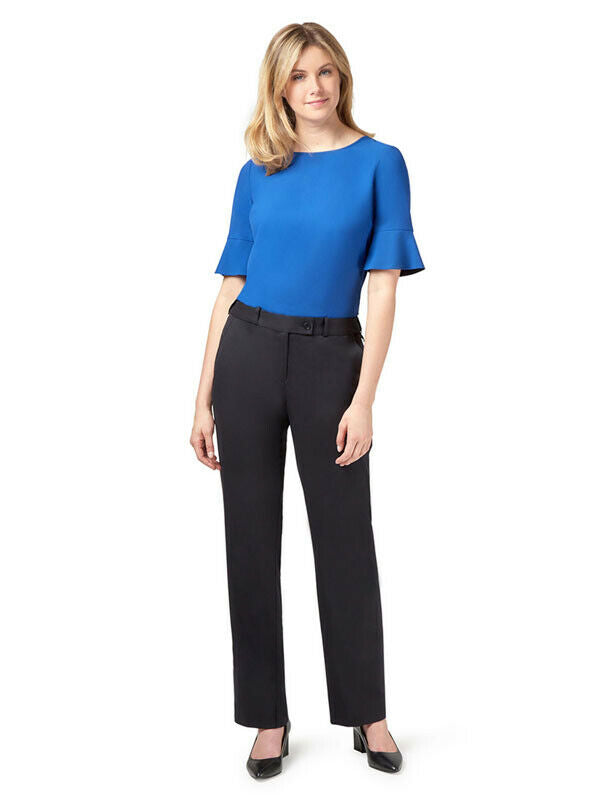 NNT Womens Stretch Twill Business Pants Elastic Waistband Formal Wear CAT3CA-Collins Clothing Co