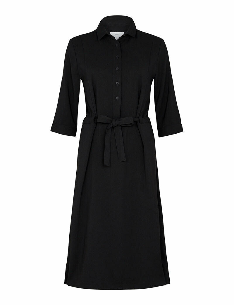 NNT Womens Shirt Classic Fit Dress Adjustable Sleeve Knee Length Comfort CAT67Y-Collins Clothing Co