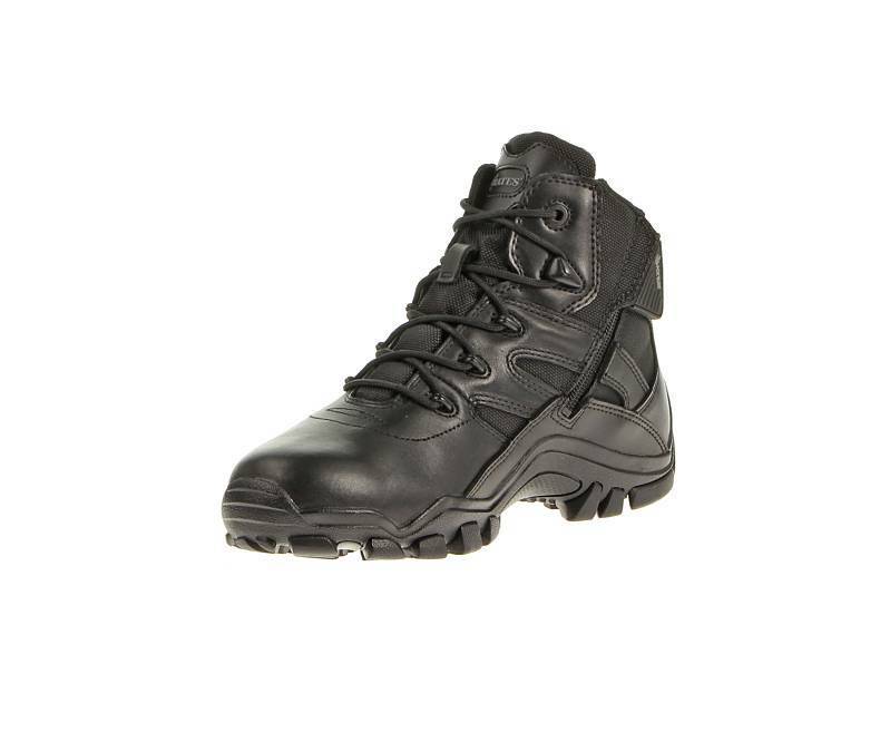 Mens Bates Tactical Delta 6 Boots Shoes Side Zip Lace Leather ICS Comfort E72012-Collins Clothing Co