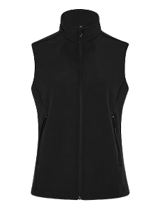 NNT Mens Ladies Bonded Fleece Zip Vest Warmth Black Sleeveless Style CAT748-Collins Clothing Co