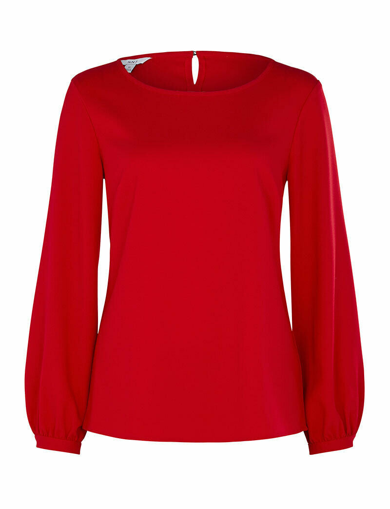 NNT Womens Formal Long Sleeve Blouse Heavy Stretch Georgette Business CATUCM-Collins Clothing Co