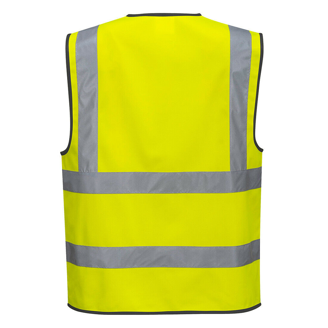 Portwest Mens Hi-Vis Zipped Band & Brace Vest Lightweight Taped Safety Work C375-Collins Clothing Co