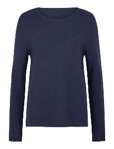 NNT Womens 100% Cotton Womens Textured Box Knit Jumper Long Sleeve CAT5CB-Collins Clothing Co