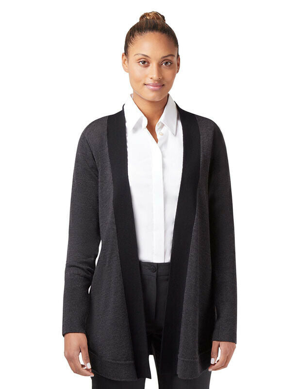 NNT Womens Pure Wool Knit Long Lined Jacket Formal Body Warmer Business CAT5B2-Collins Clothing Co