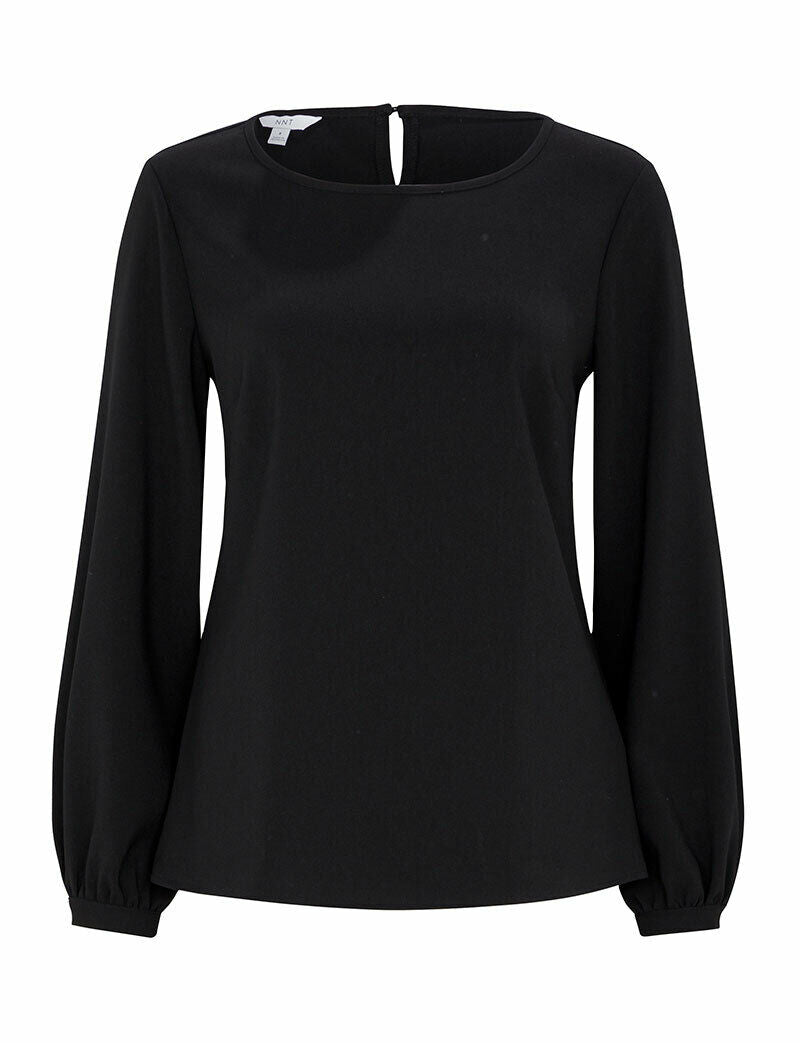 NNT Womens Formal Long Sleeve Blouse Heavy Stretch Georgette Business CATUCM-Collins Clothing Co