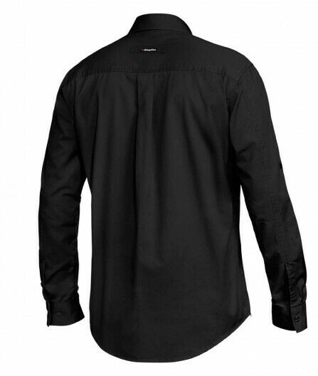 KingGee Mens Tradies Shirt L/S Fashioned Workwear Lightweight Breathable K14350-Collins Clothing Co