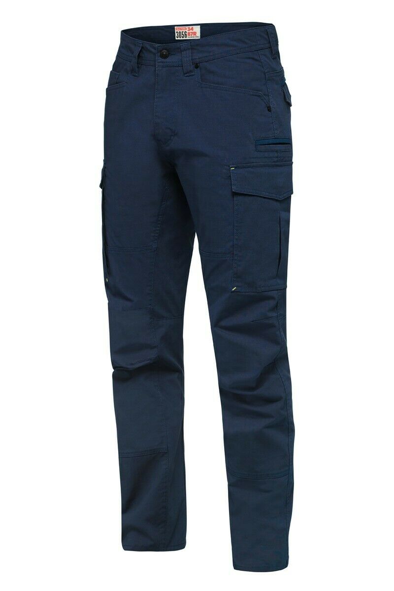 Hard Yakka Work Pants 3056 Ripstop Stretch Cargo Slim Strong Perform Y02255-Collins Clothing Co