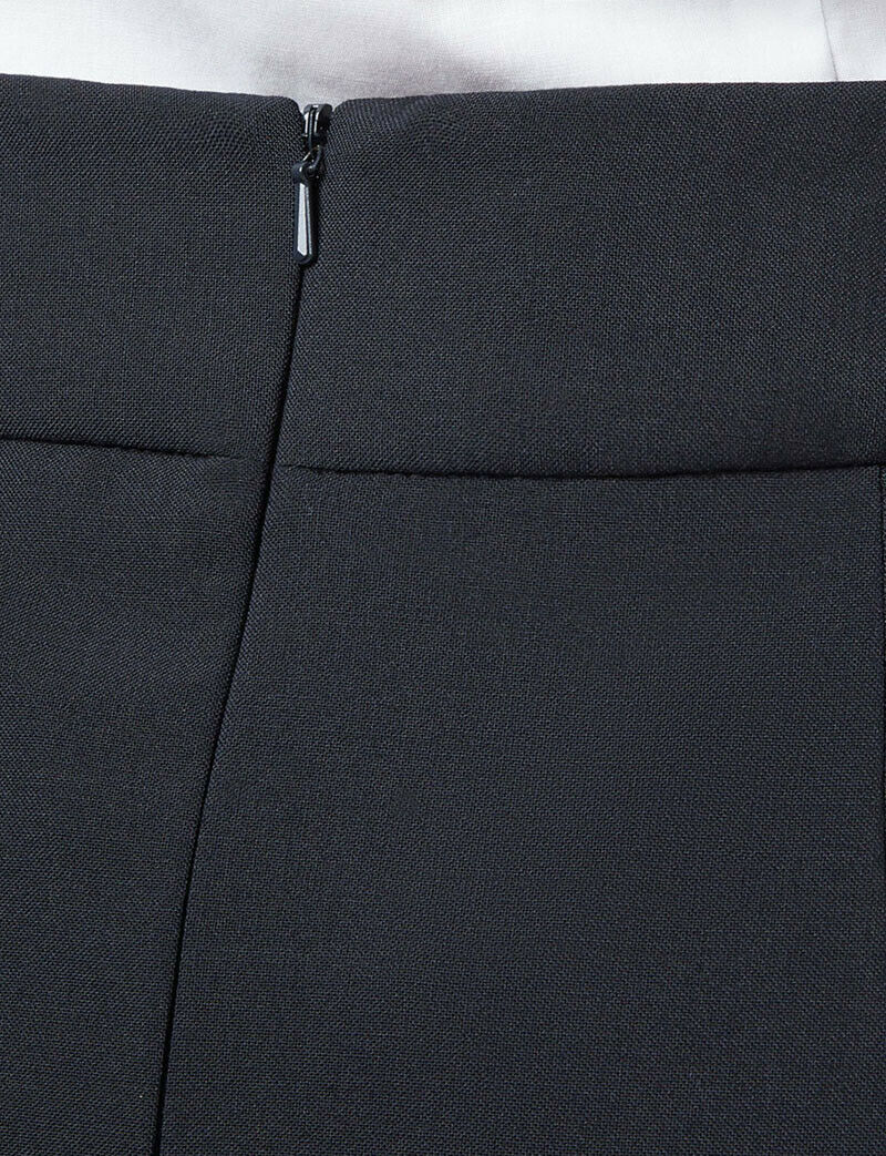 NNT Womens Business Stretch Wool Blend Panel Pencil Skirt Wool Blend  CAT2MG-Collins Clothing Co