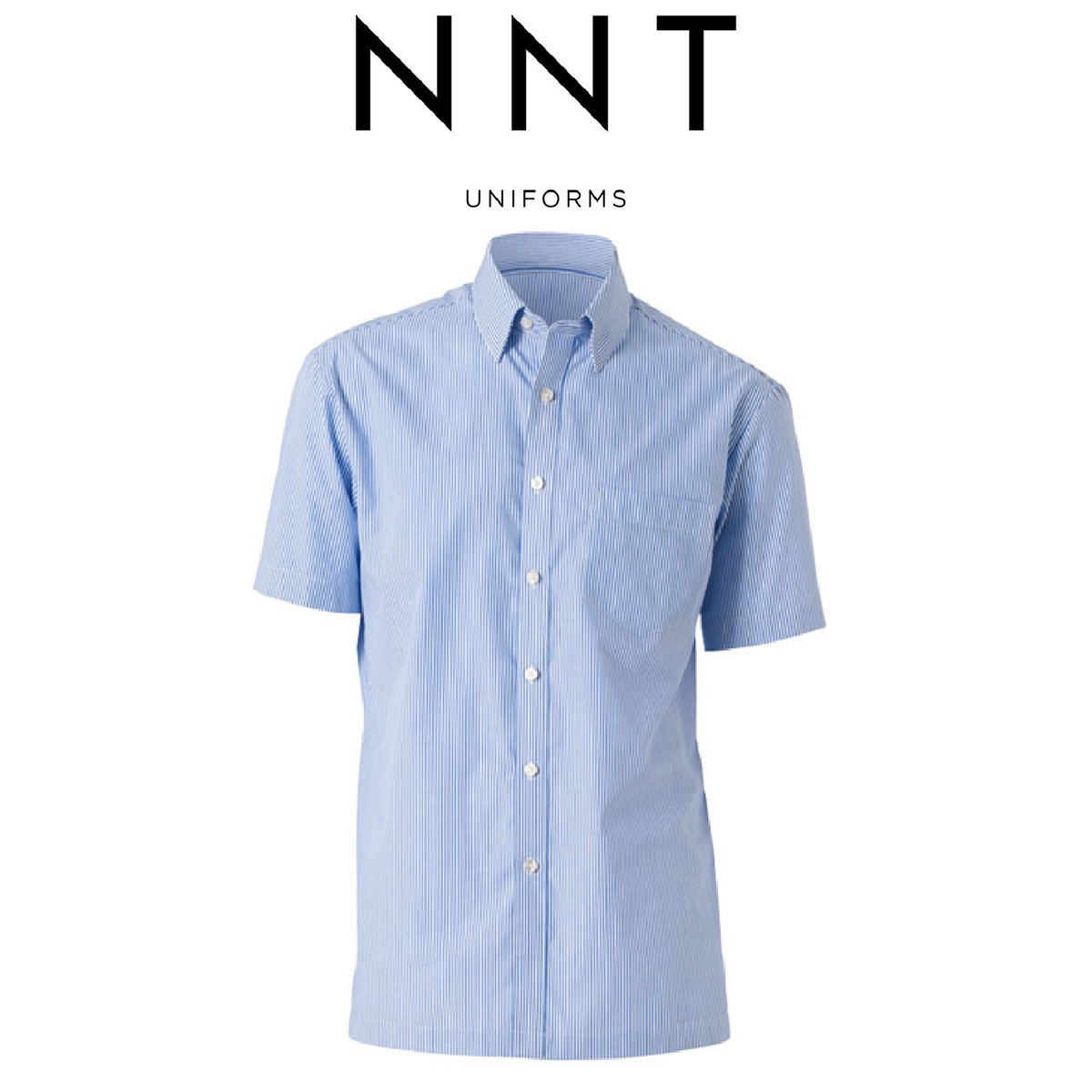 NNT Mens Cotton Shirt Formal Stripe Long Sleeve Cutaway Collar Business CATD77