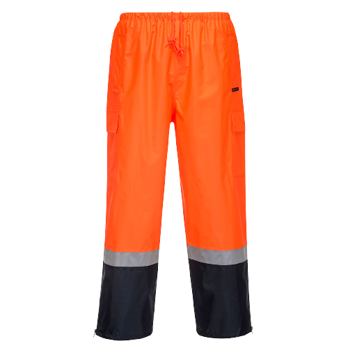 Portwest Wet Weather Cargo Pants 2 Tone Reflective Work Safety MP200