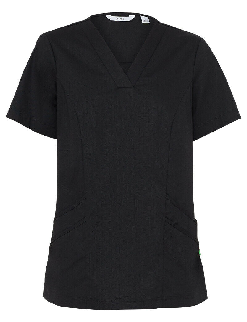 NNT Uniform Womens Next Gen Antibacterial Florence Scrub Top V Neck Nurse CATULM-Collins Clothing Co