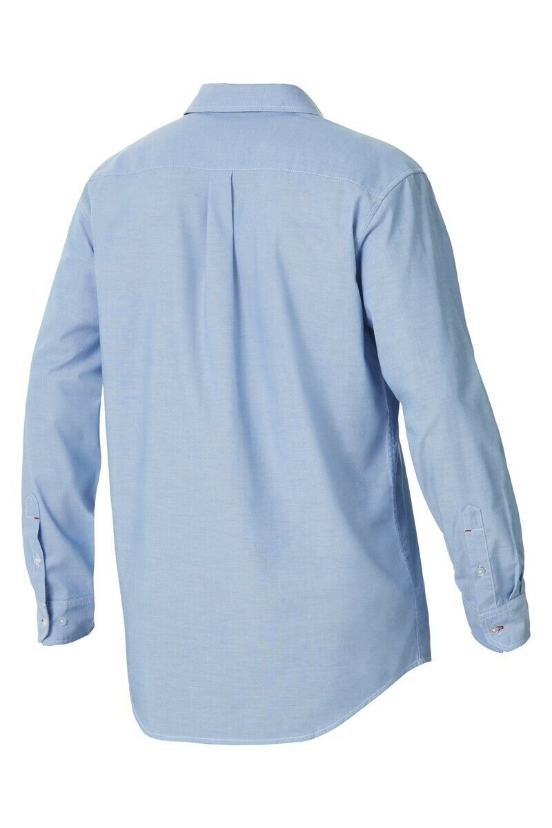 Hard Yakka Foundations Chambray Long Sleeve Work Office Collar Shirt Y07338-Collins Clothing Co