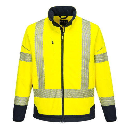 Portwest PW3 Hi-Vis Contrast Softshell (3L) 2 Tone Reflective Work Safety T404-Collins Clothing Co