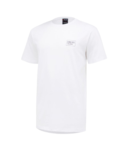 KingGee Mens T Shirt S/S Regular Fit Cotton Comfortable Work Stretch K04025-Collins Clothing Co