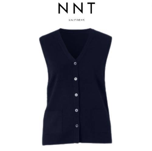 NNT Womens Wool Rich V Neck Vest Classic Ribbed Trim Vest CAT51D