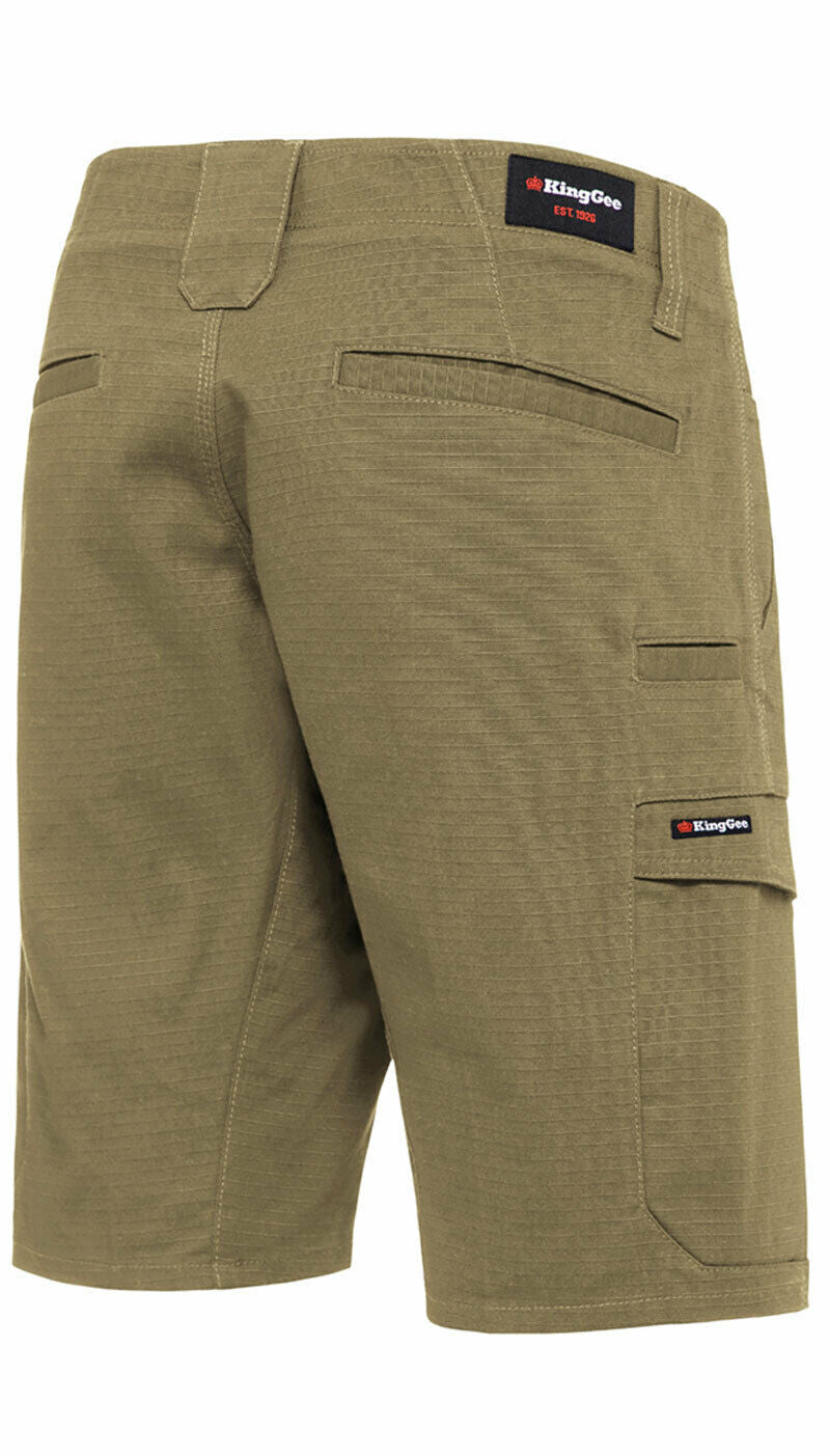 KingGee Mens Workcool Pro Shorts Comfort Stretch Work Cargo Tough Ripstop K17006-Collins Clothing Co