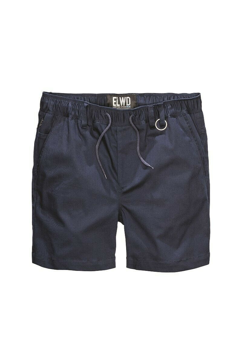 Elwood Mens Elastic Basic Short Summer Stretch Comfortable Workwear EWD204-Collins Clothing Co