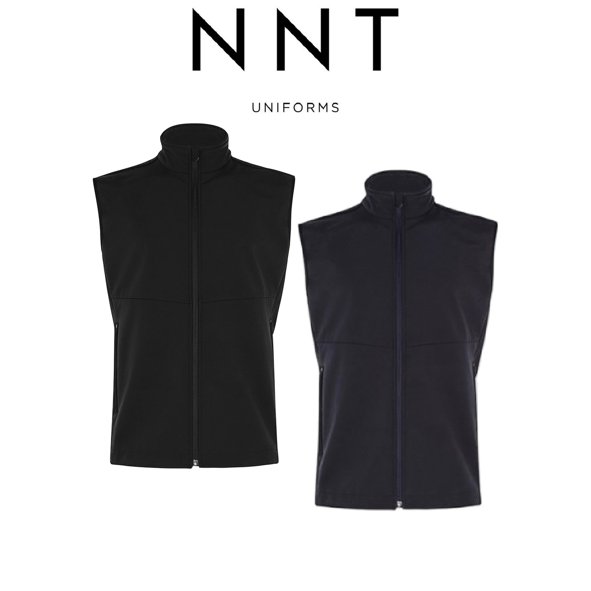 NNT Mens Bonded Fleece Jacket Zip Neck Winter Warm Comfy Sleeveless Vest CATF2A