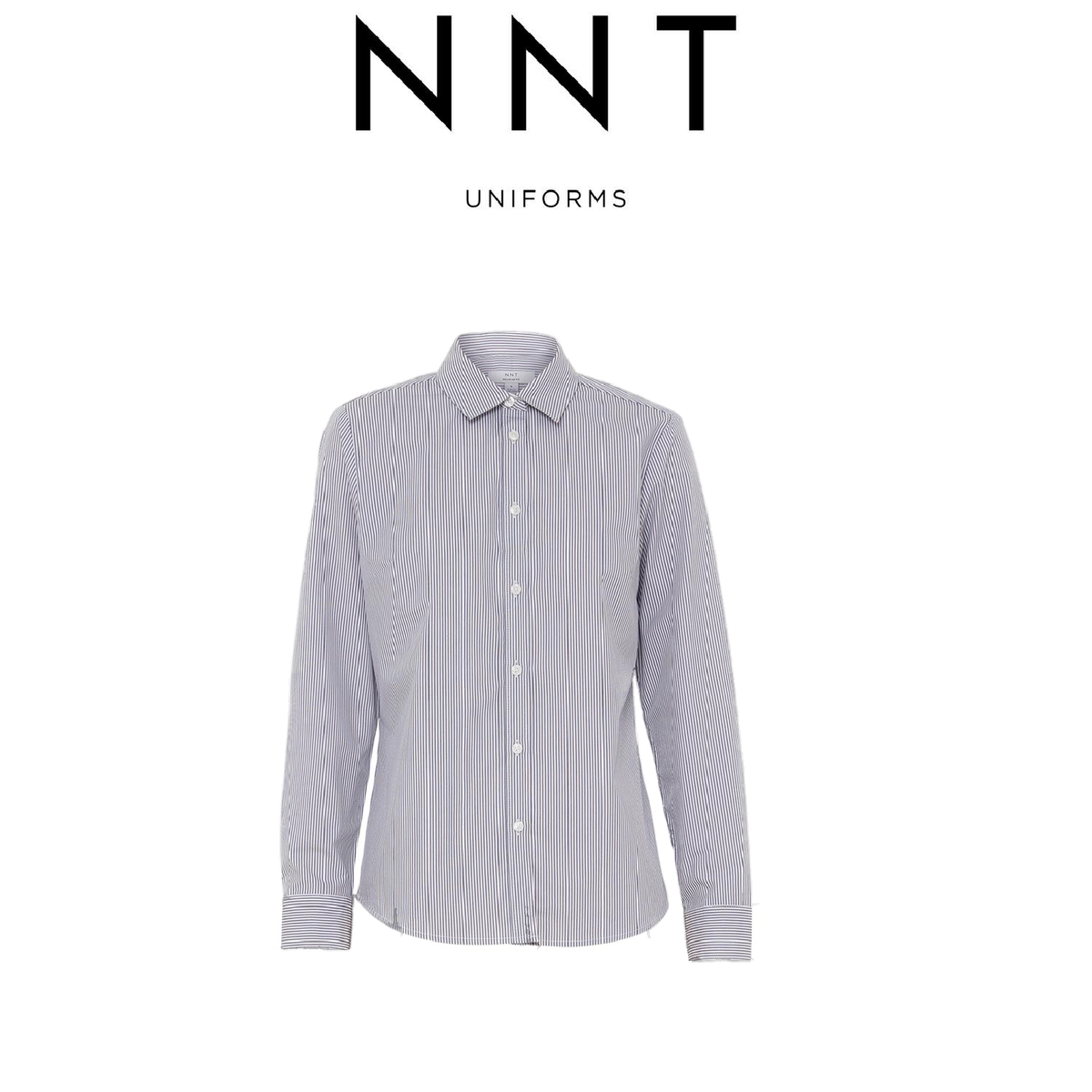 NNT Womens Avignon Stripe Long Sleeve Formal Shirt Comfy Business Shirts CATUKT