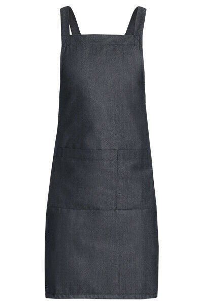 NNT Unisex Chef BIB Cross Back Apron Work Safety Durable Large Pockets CATN33-Collins Clothing Co