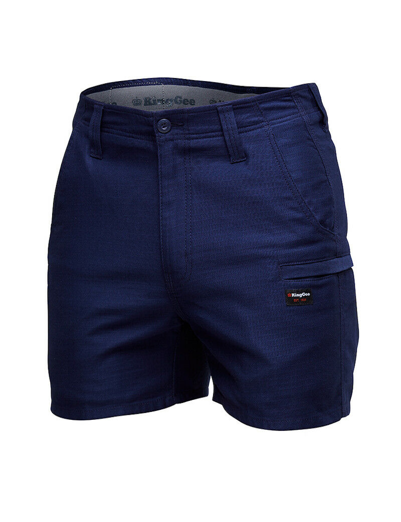 KingGee Mens Workcool Pro Short Shorts Comfort Waistband Stretch Ripstop K17008